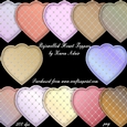 Bejeweled Heart Toppers - Set 1