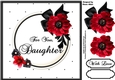 Poppy Perfection - Daughter - Card Front with Step-by-Step