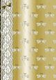 Dragonflies 'n Lace Background/card Front in Gold