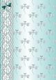 Dragonflies 'n Lace Background/card Front in Turquoise