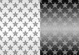 Christmas Flourish Stars in Black and White Backgrounds