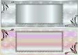 Floralia Large Dl Card Fronts - Shimmer and Lollipop