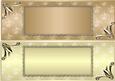 Floralia Large Dl Card Fronts - Coffee and Cream