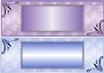 Floralia Large Dl Card Fronts - Lilac and Blue