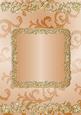 Gilding and Swirls in Peach