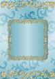 Gilding and Swirls in Turquoise
