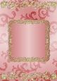 Gilding and Swirls in Rose