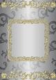 Gilding and Swirls in Silver-grey