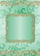 Gilding and Swirls in Green