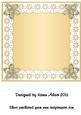 Bejewelled Flower and Lace Square Card Front in Sunshine