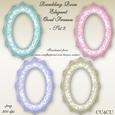 Rambling Roses Elegant Oval Frames - Set 2