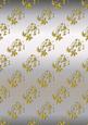Embossed Holly Flourishes in Silver and Gold
