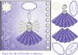 Little Angel in Lilac Square Card Front with Step by Step