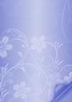Floral Embossed with Page Curl - Blue