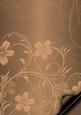 Floral Embossed with Page Curl - Chocolate