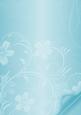 Floral Embossed with Page Curl - Aqua Blue