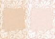 Palm Leaves A5 Card Bases in Peach and Salmon