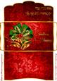 Christmas Bells in Red Money/gift Voucher Wallet