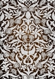 Floral Fantasia - Golden Brown