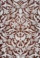 Floral Fantasia - Orange/Brown