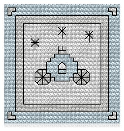 Fairy Tale Carriage Cross Stitch Chart