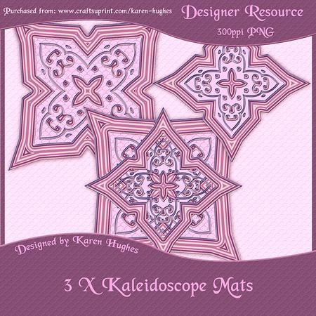 Kaleidoscope Mats/ornaments