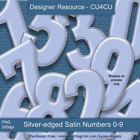 Baby Blue Numbers 0-9