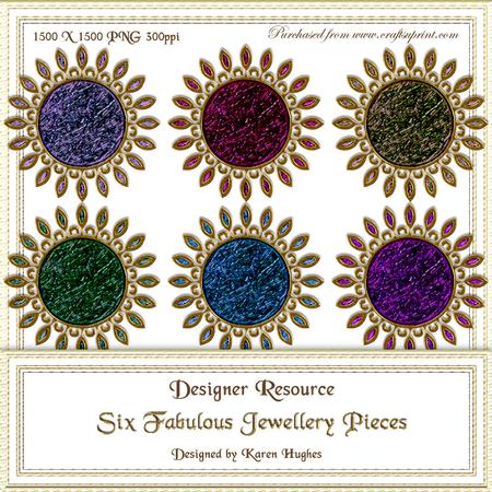 Golden Floral Jewels