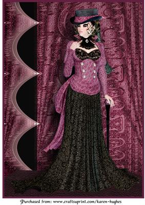 Classic Beauty - A4 Card Front