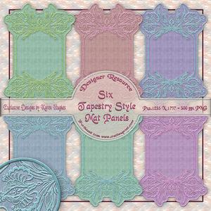 Embossed Panel Mats