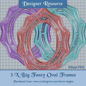Big Crystal Style Frames Set-02