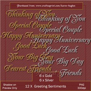 Say It with Words - Sentiment Greetings