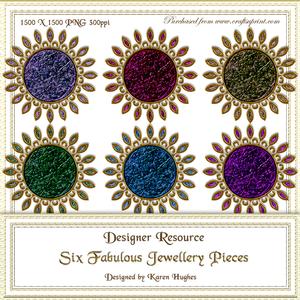 Golden Floral Jewels
