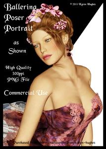 Orchid Ballerina Portrait - Poser Tube