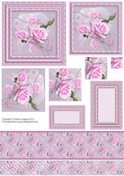 Pink Rose & Pearl Pyramage
