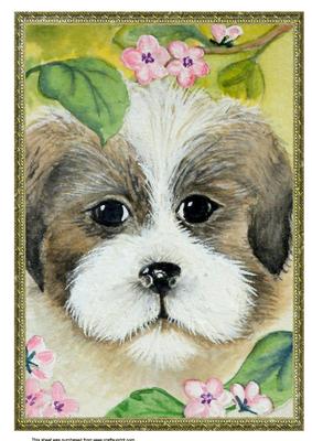 A4 Cute Little Dog