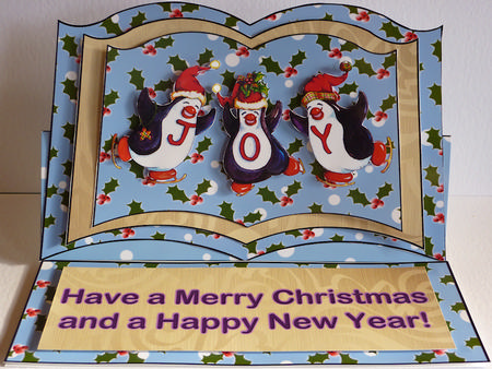 Joyful Penquins Book Shaped Easel Kit