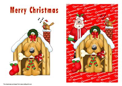 Xmas Dog House