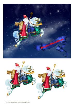 St Nick on a Horse
