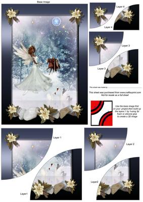 Christmas Angel Corner Pyrimage