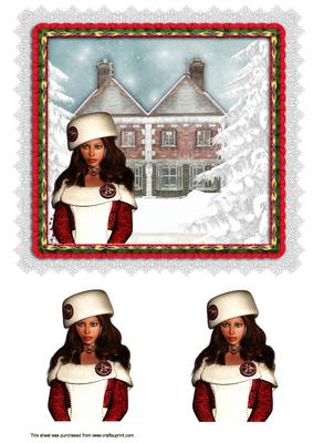 Framed Christmas Beauty