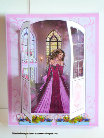Vintage Beauty Opening Doors Box Card