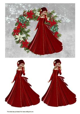 Red Wreath Beauty