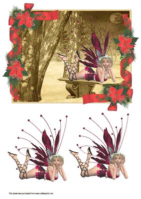 Poinsetta Fairy