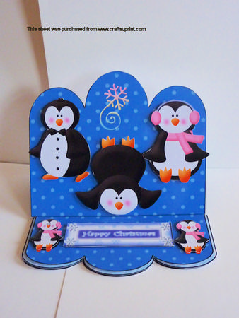 Penquin Scalloped Easel Kit