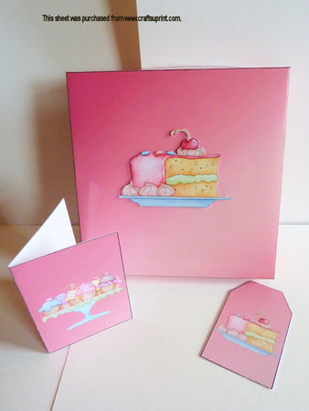 Enjoy Your Cake Easel Box Kit