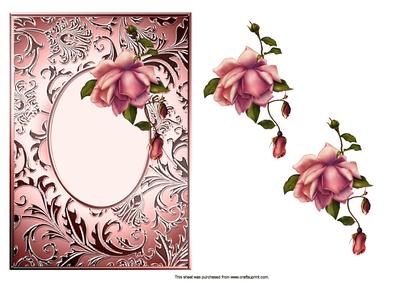 Rose Card Front
