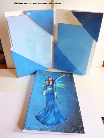 Blue Fairy Stationery Folder Kit