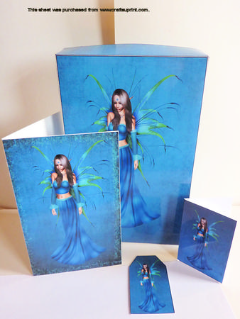 Blue Fairy Stationery Box Kit