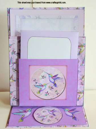 Hummingbird Desktop Stationery Holder Easel Kit